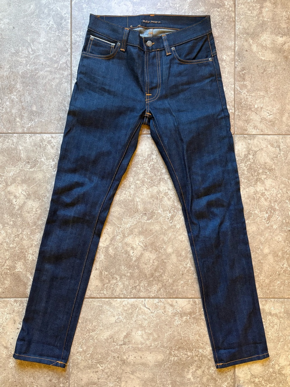 Nudie Jeans Thin Finn 29x32 Selvedge Denim Jeans Organic Cotton Made in Italy